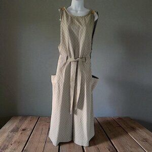 Free People Sage Green  She's A Catch Wide Leg  Sleeveless Jumpsuit -S